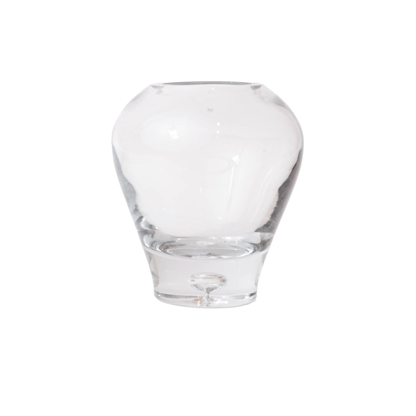 Florero de Vidrio Liso 14x16 cmts.