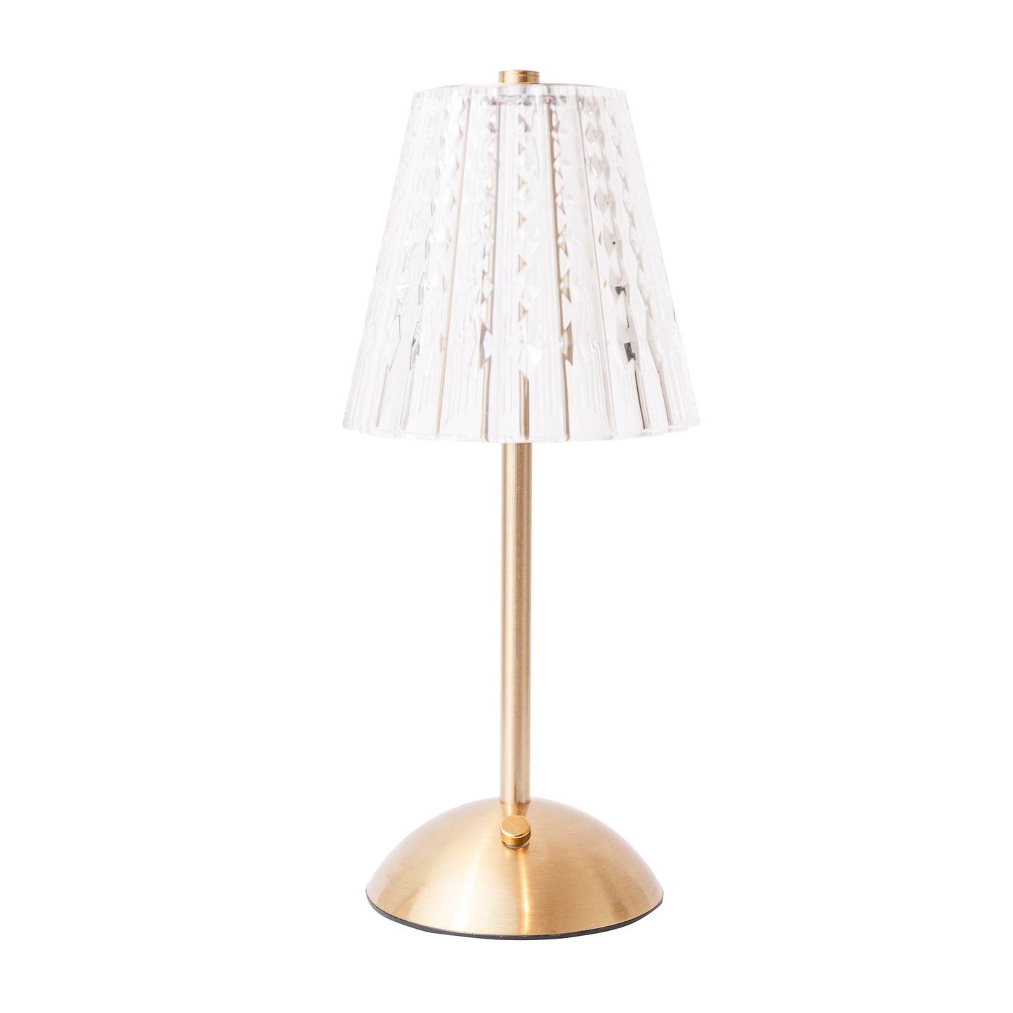 Lampara dorada LED pantalla de vidrio