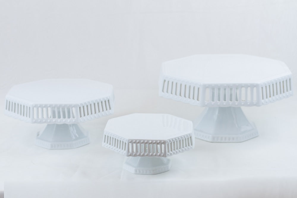 TARTERAS DE PORCELANA BLANCA