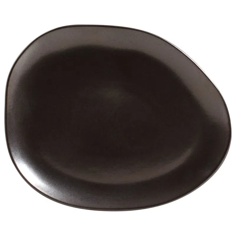 Plato principal oval peltre