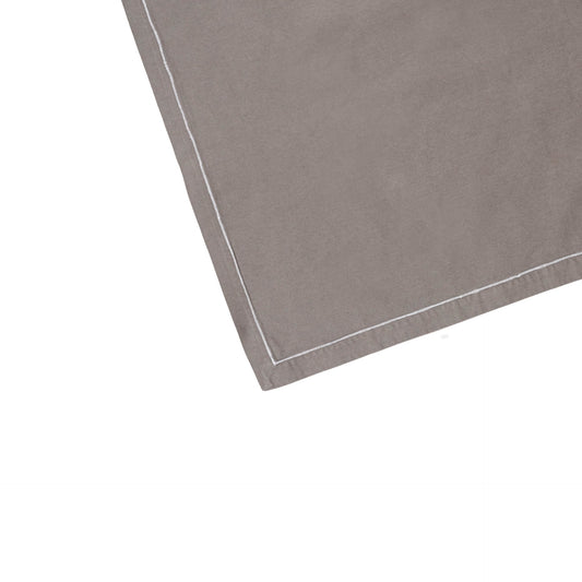 Servilleta Gris Bordada