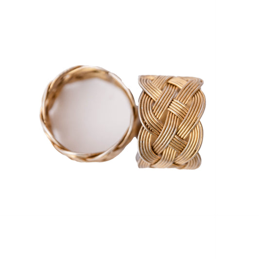 Servilletero Trenzado de Metal