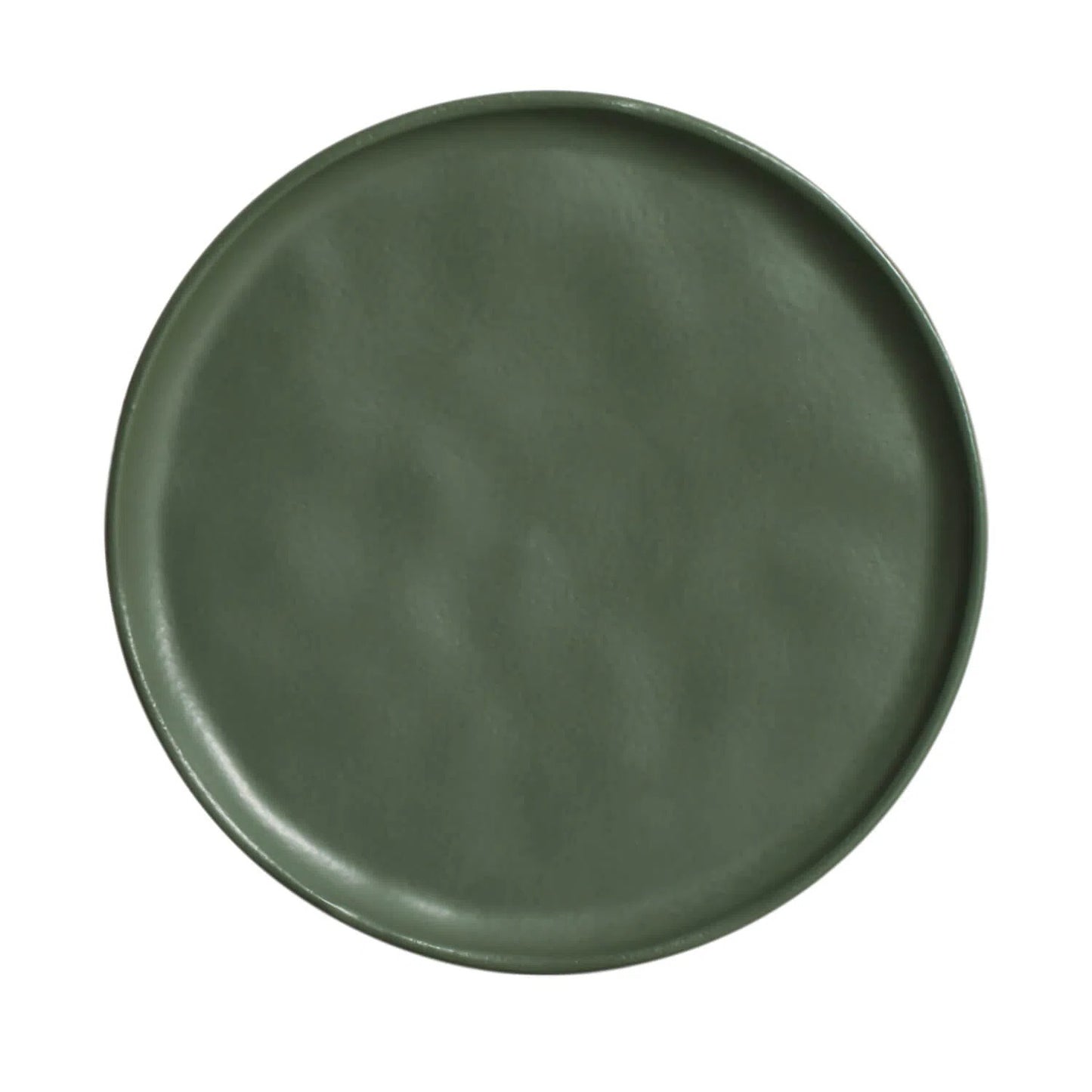 Plato postre bio verde matte