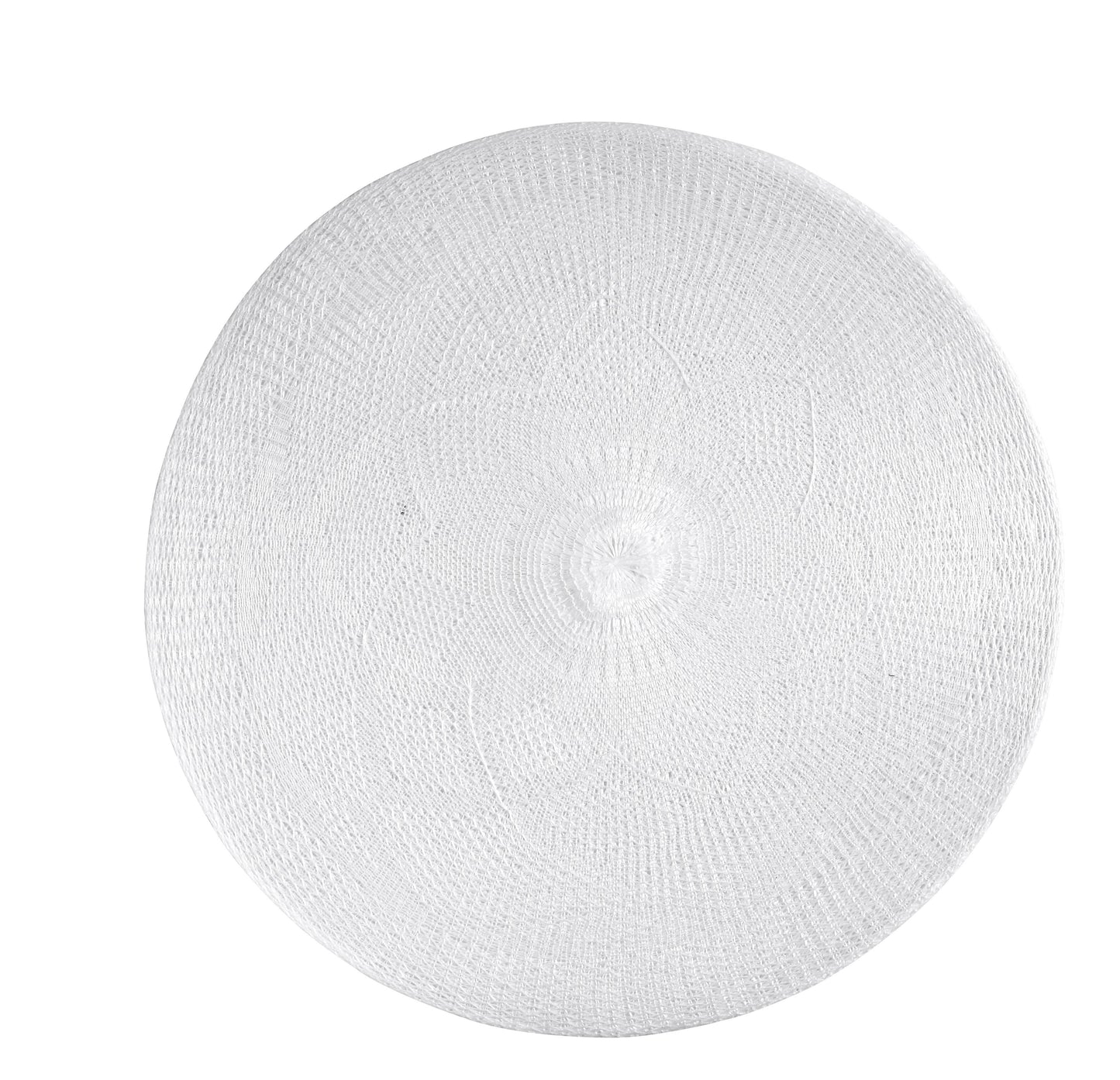 Individual circular blanco