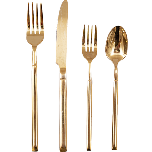 CUBIERTOS DORADOS