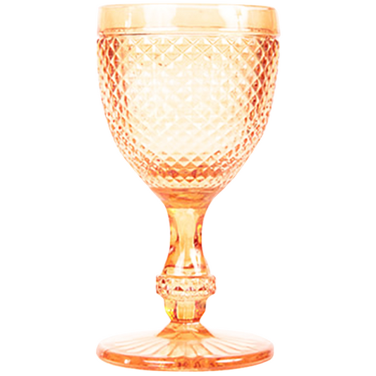 COPA VINO ACUARELA NARANJA