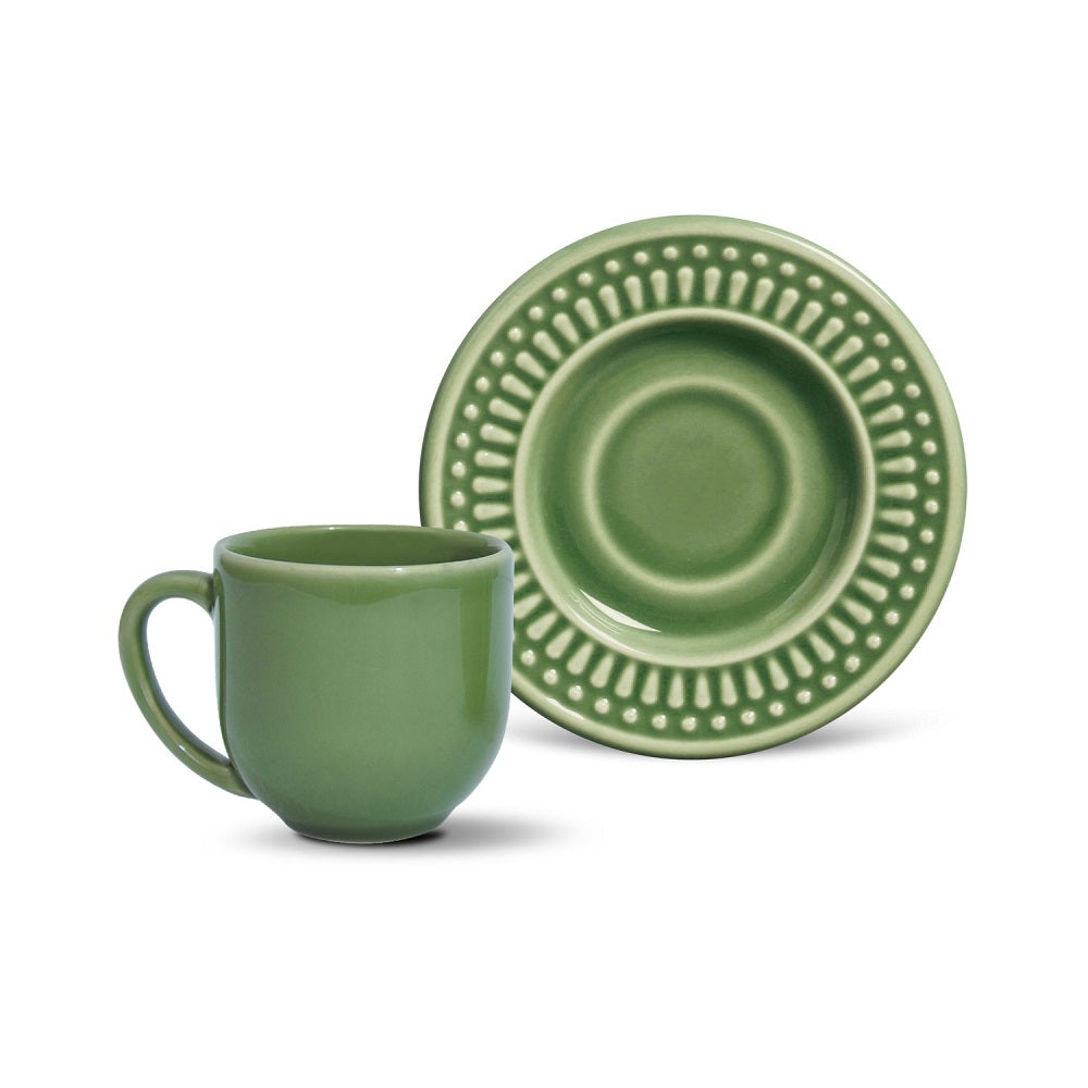 JUEGO DE CAFÉ VERDE
