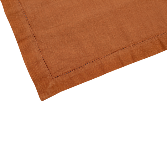 SERVILLETA TERRACOTA CON PESPUNTE