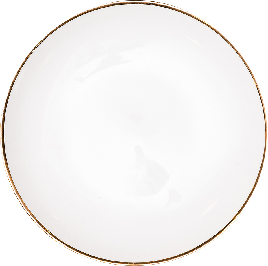 PLATO DE SITIO BORDE FINO DORADO